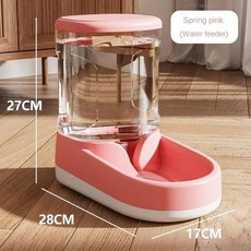 물 디펜서 고양이 자동 반려 동물 먹이 식수 흐르는 전기 삽입, 1개, 3.01