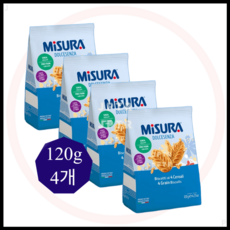 미주라 시리얼비스켓 쿠키, 120g, 4개