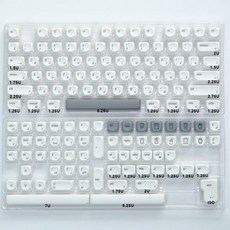 기계식키보드 KBDiy KOA PBT 키캡 7u MAC ISO 일본어 한국어 러시아어 말차 글리머 레트로