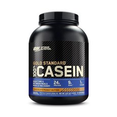 Optimum Nutrition 골드 스탠더드 100% 카제인 단백질 파우더 4파운드 (포장 다를 수 있음), 1.8kg, 1개
