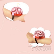 바늘꽂이 손목 쿠션 옷고정핀, 1개