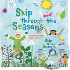 노부영 송 애니메이션 세이펜 Skip through the Seasons (with CD), Barefoot Books, 9788954926386, Stella Blackstone/ Maria Ca...