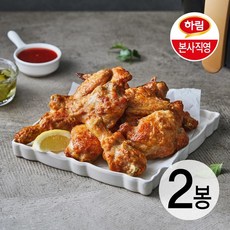 [본사직영] 하림 자연실록 오븐구이 치킨 770gX2봉, 2개