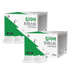 지쎈 킬라바트위스트 100g 과립형 살충제 1+1 모기유충 방역용 살충 수면부상형