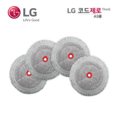 LG 정품 코드제로 신형 물걸레 4개입 A9 / A9S / M9, 4개, 물걸레 패드