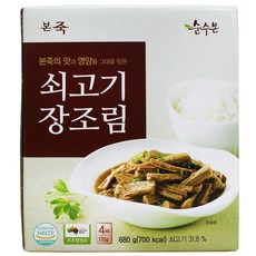 본죽 쇠고기 장조림 170g X 4, 개