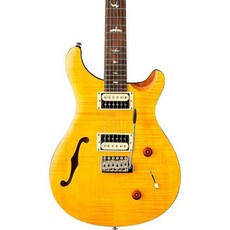 PRS SE Custom 22 Semi-Hollow Electric Guitar Santana Yellow, One Size, One Color