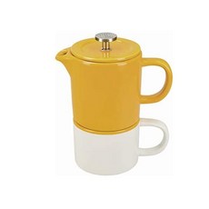 La Cafetière Barcelona C000898 Ceramic 커피 컵 Set for 스몰 - 20S103985, Senffarben, 1개