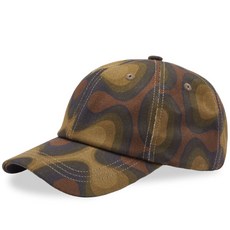 Dries Van Noten Giles Print Cap - Khaki