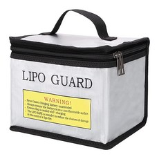 NeeKare Lipo 가방 휴대용 내화성 폭발 방지 리포 배터리 안전 충전 보관 및 충전용(210 x 150 150mm) 324023