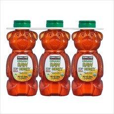 Kirkland (미국 직배) 코스트코 오가닉 생 꿀 3개 Signature Organic Raw Honey 24 oz 3-count, 680g