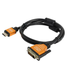 엠비에프 DVI to HDMI 골드 메탈 케이블 MBF-DMHMG030, 2개, 3m.