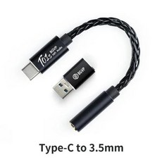 BGVP T01s USB C DAC 디코딩 오디오 하이파이 이어폰 앰프 케이블 라이트닝 to 3.5mm USB C타입 to 2.5mm 3.5mm 4.4mm, T01s Blcak 3.5mm - 4.4dac