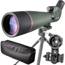 LANDOVE 20-60X80 BAK4 프리즘 스팟팅 스코프-조류사격 활쏘기 사냥을 위한 방수 필드 스코프-트라이팟 운반 가방 장착 &amp;, 단일옵션