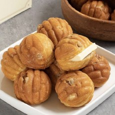 [달달호두] 100% 국내산 쌀로만든 수제 호두과자 빵, 1개, 25g, 앙버터
