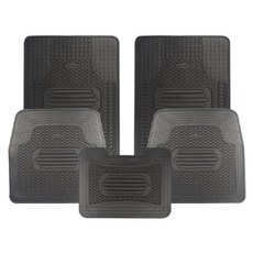 공용 자동차 고무매트 재단용 차량 바닥 발판 국내산, 5P (1열+2열)