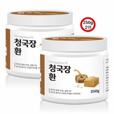 청국장환 발효 숙성 청국장가루 냄새안나는 정통방식 맛있는 재래식 명품 청국장 분말 250g 2병, 단일상품
