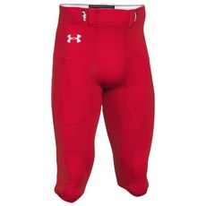 언더파 아머 Under Armour남성 미식 축구 하의 팬츠[Team Stock Instinct Pants]Scarlet/White