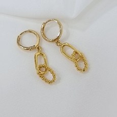 24k순금3.75g클립귀걸이