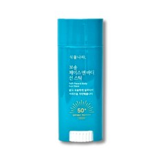 식물나라 산소수 페이스 앤 바디 보송 선스틱 30g 1개 (SPF50+ PA++++) 선크림 샘플 증정