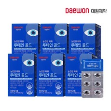 [대원제약] 눈건강 파워루테인골드 6박스/6개월분, 6개, 30정