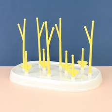[미스릴리] 플라스틱 병 건조대 젖병 물병 보틀 뚜껑 건조 거치대