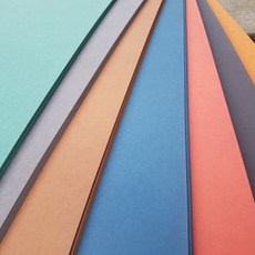 바나나목재 컬러 MDF (방염처리) 9Tx1220x2440mm E0등급 칼라 목재 합판 에코보드, RED