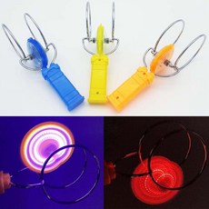 (무료배송) 1+1 LED 불빛 자석팽이(자이로 팽이) 선물 배틀 굴렁쇠 회전 묘기 장난감 과학 완구, LED 불빛 자석팽이 1+1(색상랜덤)