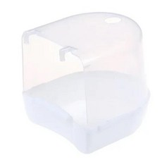 큐브 앵무새 욕조 걸이식 새 목욕 샤워 박스 케이지 미니 소형 소형 카나리 버지리가 칵테일용 액세서리, 01 14x13.5x14cm, 01 WHITE, 1개