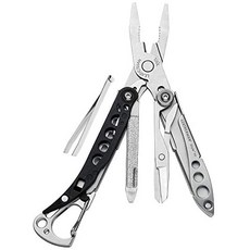 [해외직구]LEATHERMAN Style PS Keychain Multitool with Spring-Action Scissors and Grooming Tools B, Black_One Size, 1개, Black