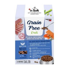 1+1 닥터소프트 그레인프리 오리 1.2kg, 없음, 2개