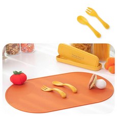 옥수수로 만든 친환경 야미콘 베이비셀프스푼포크