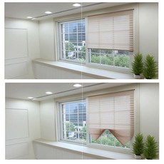 셀프 DIY 붙이는 암막블라인드 커튼 인테리어 시공, [소형]네이처