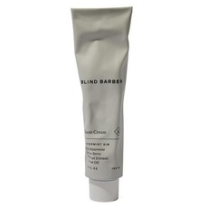 Blind Barber Watermint 진 쉐이브 크림 - 남성용 크리미 수염 거품 민감한 피부 보호 및 보습 모든 타입에 적합 (100ml/3.25온스), 1개, 100ml