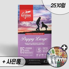 오리젠 퍼피 라지 독 + 우리집상전 사은품, 11.4kg, 1개, 닭 - 오리젠사료