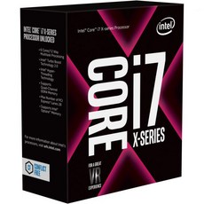인텔 코어 i9 7960X X 시리즈 프로세서 16코어 최대 4.2GHz 터보 언락 LGA2066 X299 165W, i7-7800X Processor_Processor
