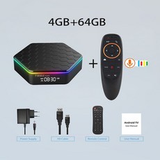 디빅스플레이어 안드로이드 TV 박스 T95Z Allwinner H618 칩 4G 64G 듀얼 Wifi6 6K HDR 12 미디어 플레이어 스마트 셋톱 T95 2022, 9.미국 플러그 - 4G 64G Voice Remot - m9디빅스