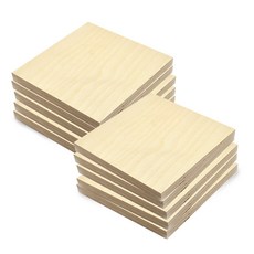정사각 자작나무 합판 소품 받침 교육용 두께18mm 판재 150x150mm 10개, 1세트