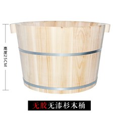 원목족욕통 족욕기 전나무 족욕기 습식족욕기 독소배출족욕 족욕볼 나무족욕 발스파 반신족욕기 발반신욕, [25cm 높이 + 커버] 1개