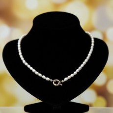 쌀알담수진주목걸이