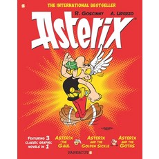 Asterix Omnibus #1: Collects Asterix the Gaul Asterix and the Golden Sickle and Asterix and the Goths Paperback, Papercutz