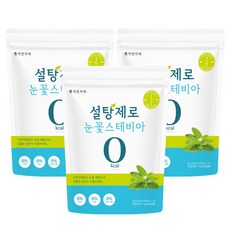 자연지애 설탕제로 눈꽃 스테비아 1kg, 3개