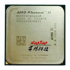 AMD Phenom II X4 970 블랙 에디션 3.5 GHz 중고 쿼드 코어 CPU HDZ970FBK4DGM 소켓 AM3, 한개옵션0