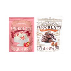 피코크 리얼 화이트 초콜릿 딸기 리얼밀크 초콜릿 카라멜 초코볼, 카라멜초코볼