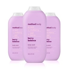 Method 바디 워시 베리 밸런스 532.3ml(18온스) (3팩)
