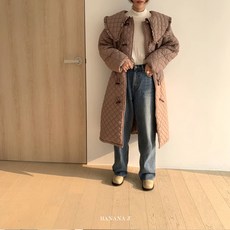 바나나제이 샐럽패딩코트 여아 겨울패딩 맘커플룩 with MoM