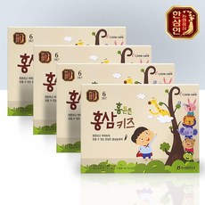 [농협홍삼 한삼인] 홍튼튼 홍삼키즈 어린이 홍삼젤리 4박스(15g x 120포), 4개, 450g
