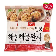 동원 양반 버섯 해물완자 (425gx2개)2개, 1개