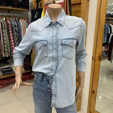 리바이스 여성 클래식 웨스턴 데님 셔츠 86832-0000