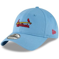 New Era MLB 코어 클래식 카키 9TWENTY 조절 가능한 모자 캡 프리 사이즈 Boston Red Sox Alternate 2 5532008318, St Louis Cardinals Blue